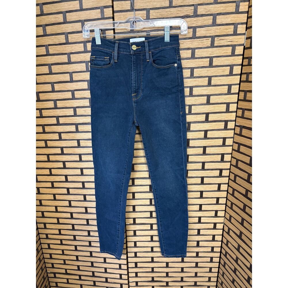 Frame High Rise Ali Cigarette Leg Jeans Size 25